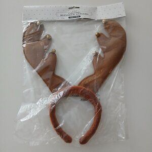 Reindeer Antler Headband with Jingle bells - kids one size - New